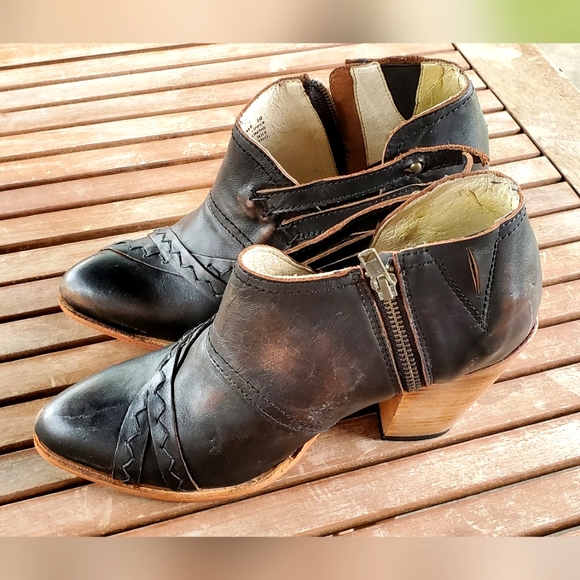 Authentic Freebird Gate Ankle Boots 3" Heel - Picture 2 of 5